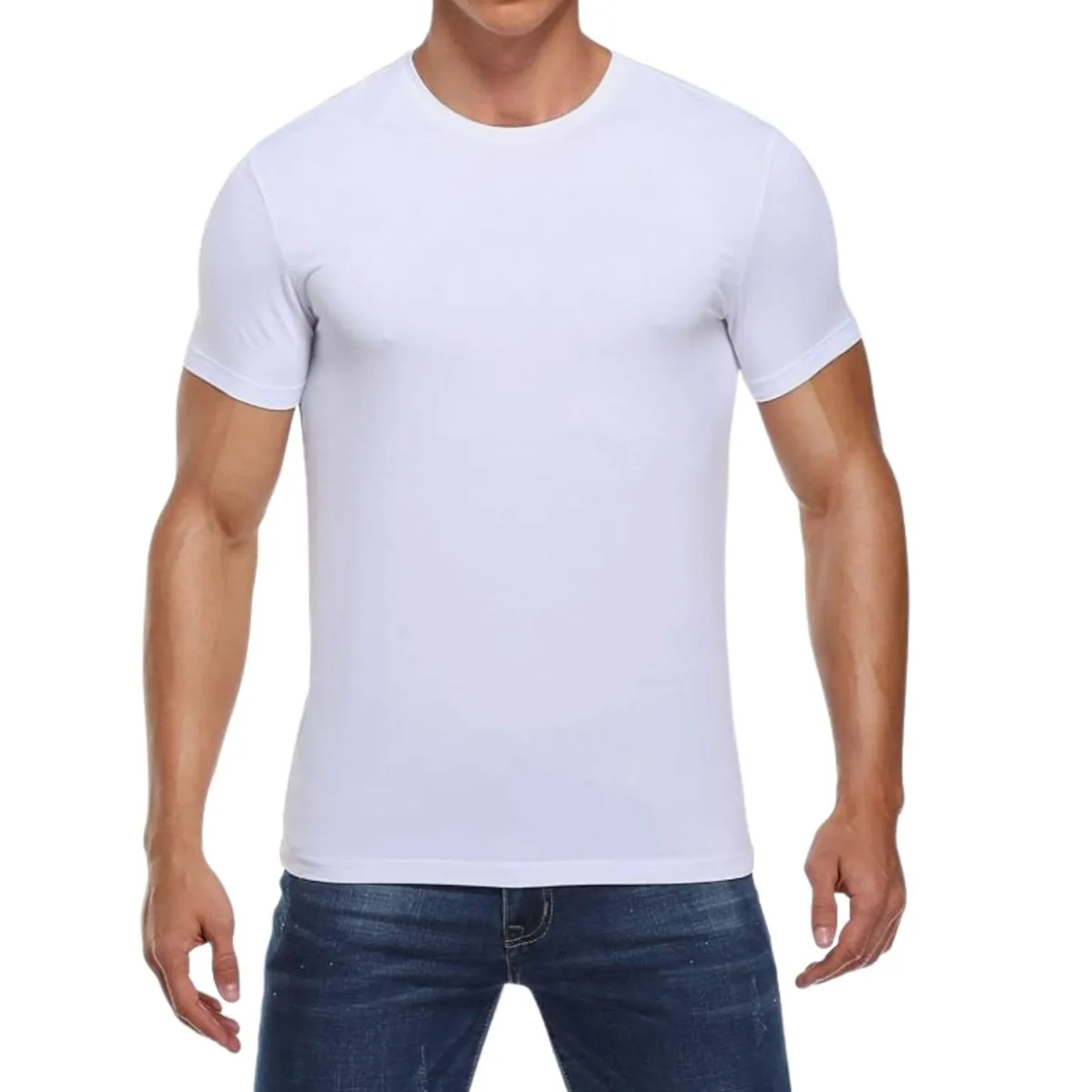 LIKE SHOP - Camiseta Hombre Manga Corta Cuello Polo Fibra Bambu 494