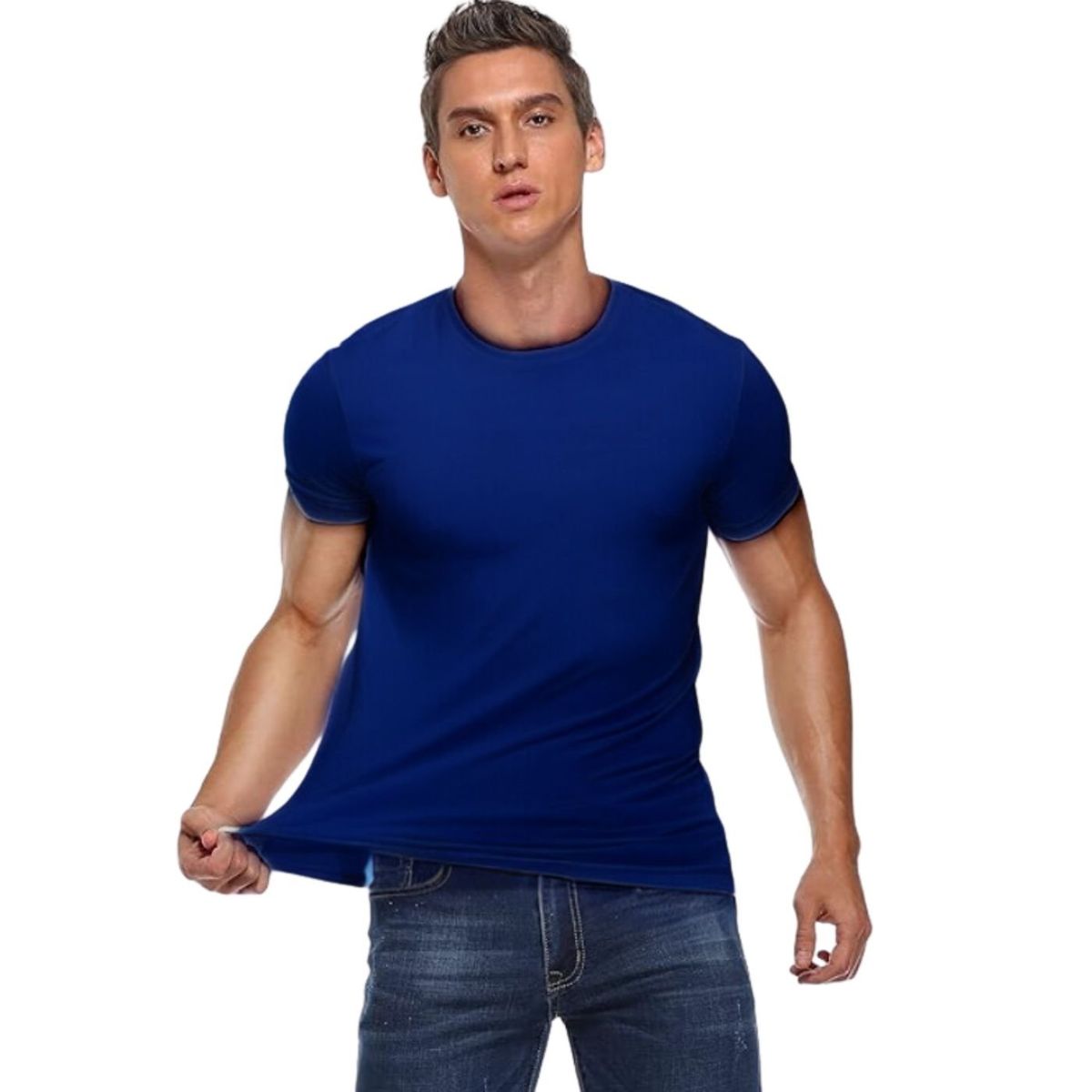 LIKE SHOP - Camiseta Hombre Manga Corta Cuello Polo Fibra Bambu 494