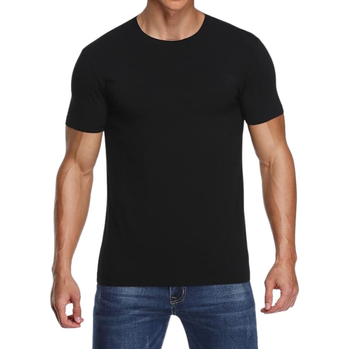 LIKE SHOP - Camiseta Hombre Manga Corta Cuello Polo Fibra Bambu 494