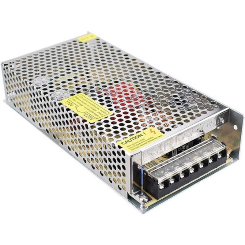 GENERICO - Fuente De Poder 12v 10A Tiras Led Y Cámaras De Seguridad