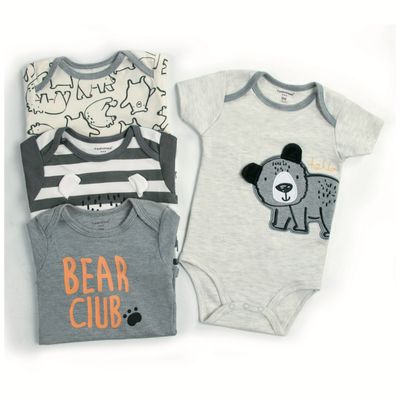 Imagen 2 del producto Pack 4 Bodys Niño Manga Corta 100% Bear Club