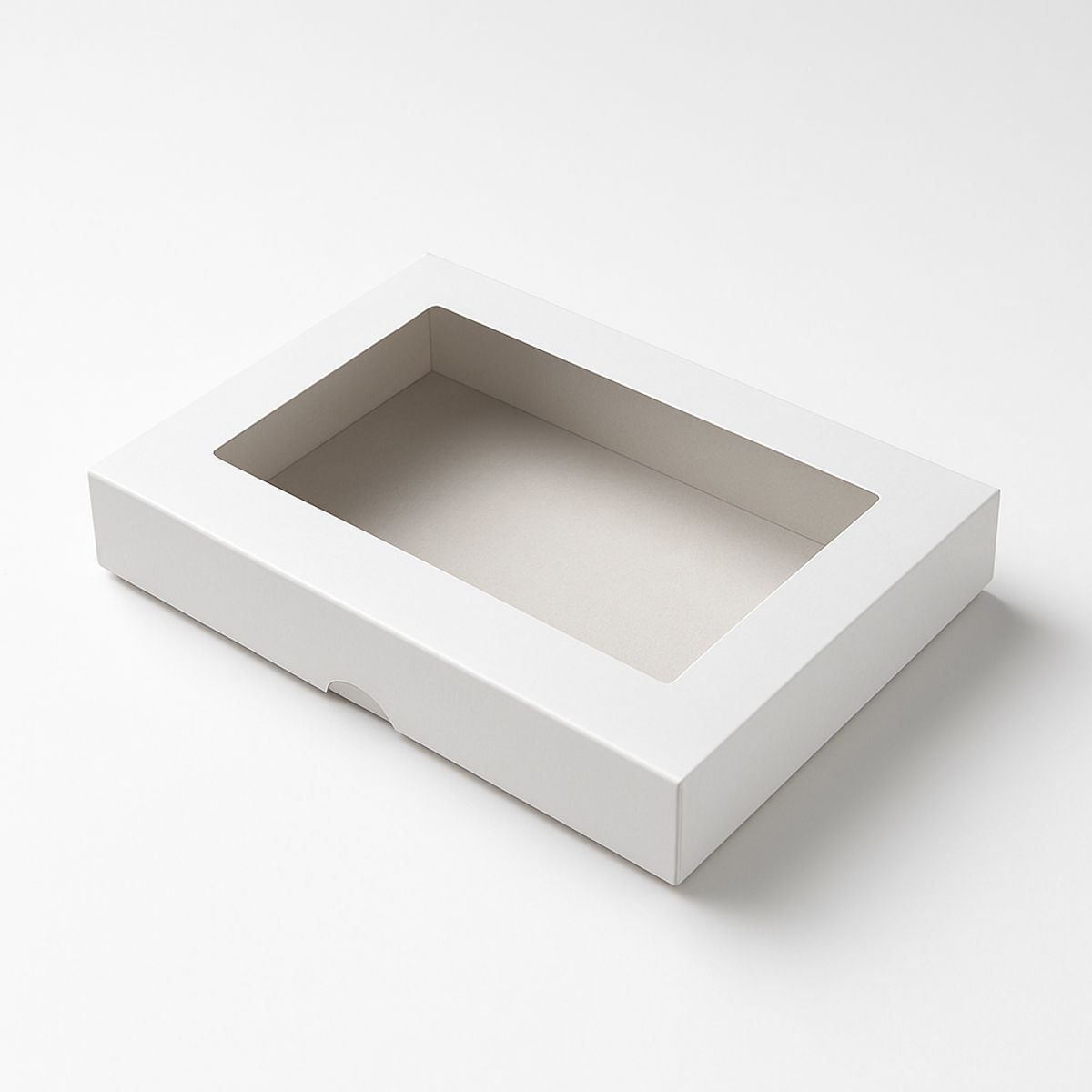 GENERICO - Pack 25 Cajas Para 12 Alfajores 26x19x3cm Con Visor/ventana