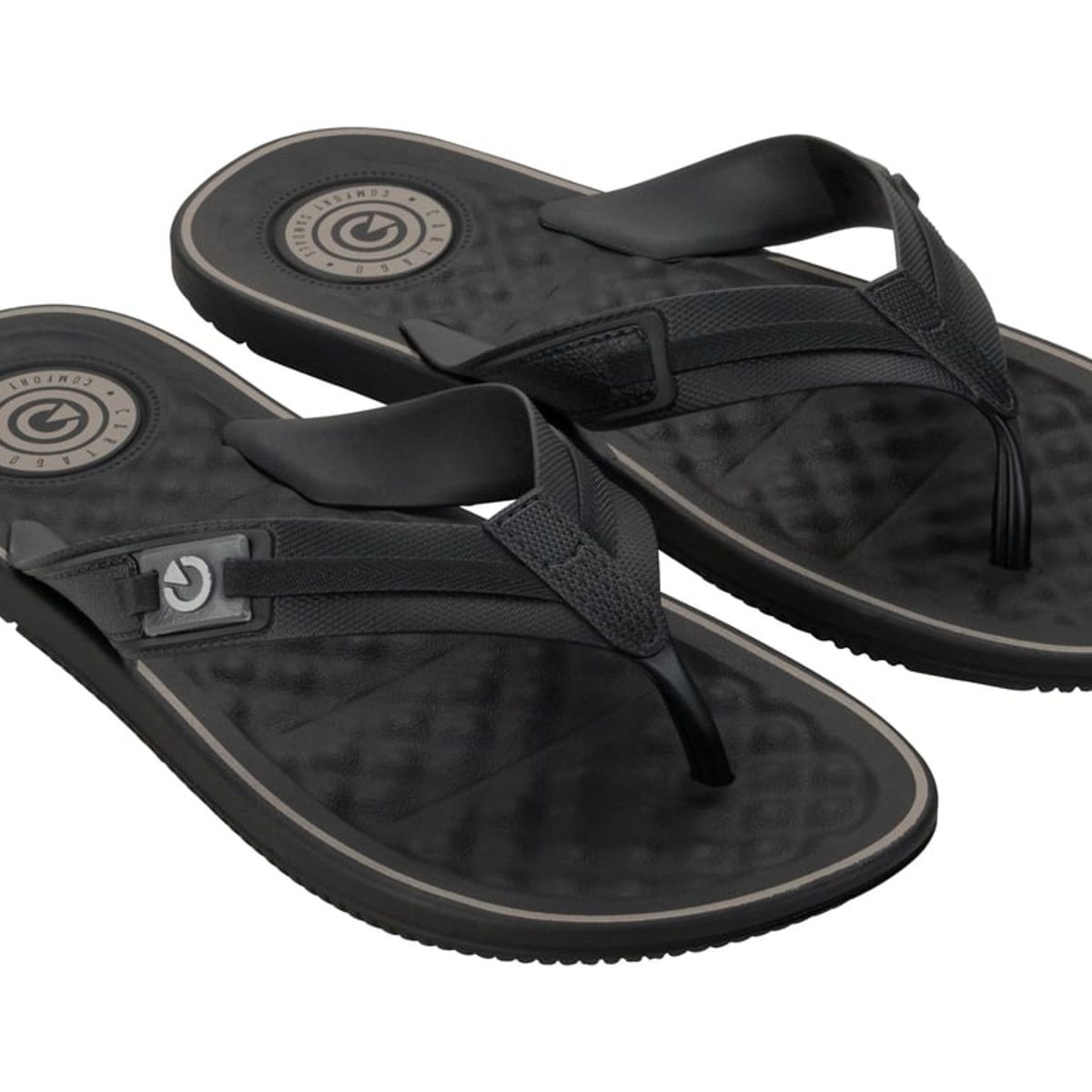 CARTAGO - Sandalia Hombre Negro/Gris Arizona Cartago