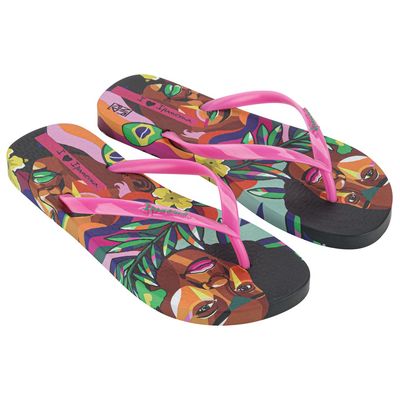 Imagen 2 del producto Sandalia Mujer Negro/Rosa Graffiti
