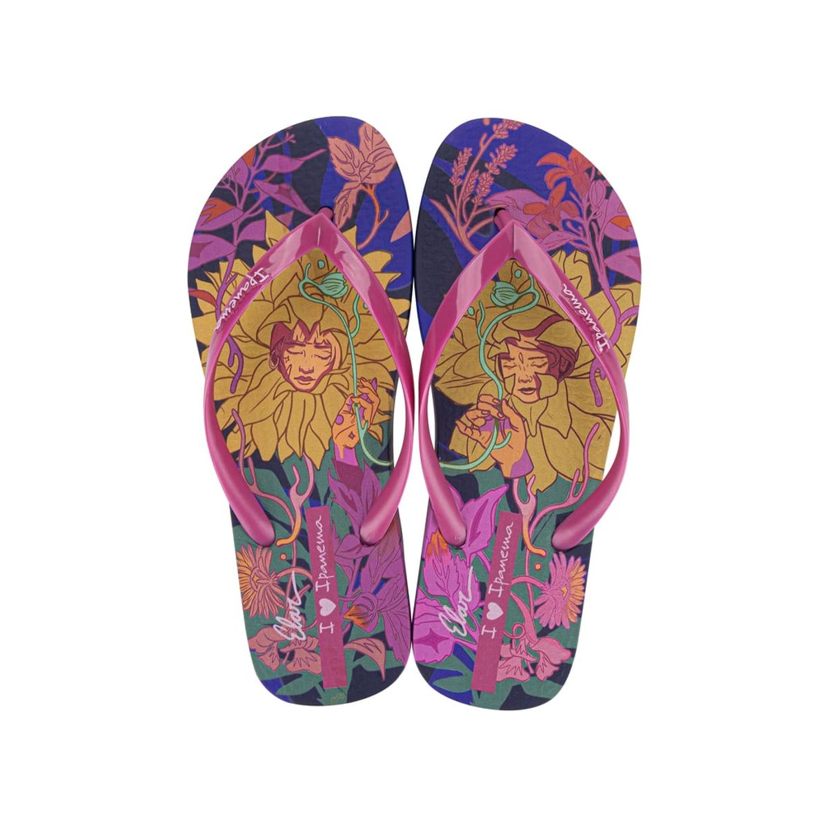 IPANEMA - Sandalia Mujer Azul/Rosa Graffiti Ipanema