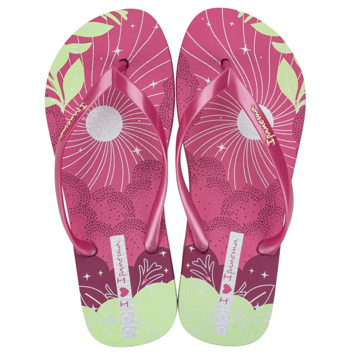 IPANEMA - Sandalia Mujer Fucsia/Verde Love Shine Ipanema