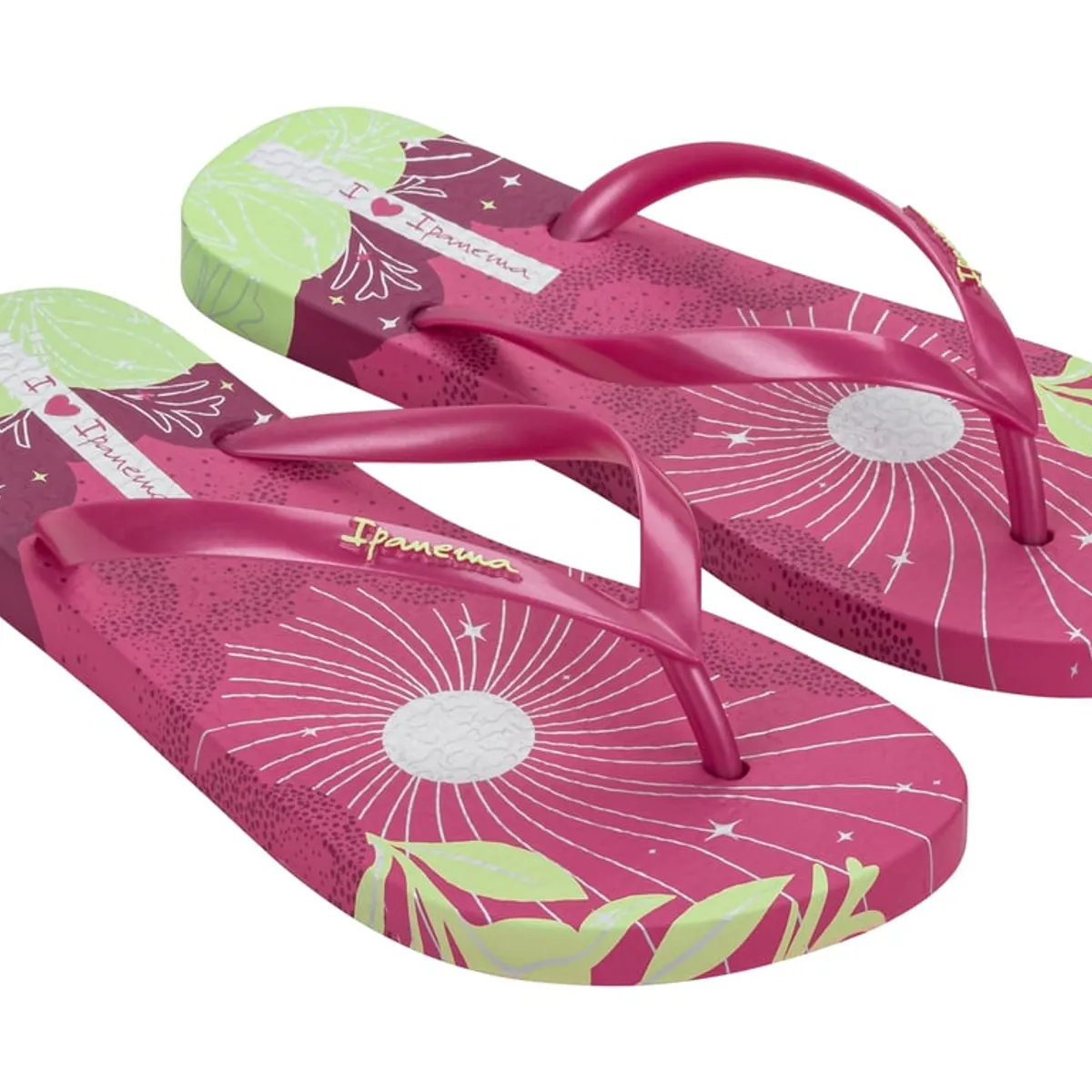 IPANEMA - Sandalia Mujer Fucsia/Verde Love Shine Ipanema