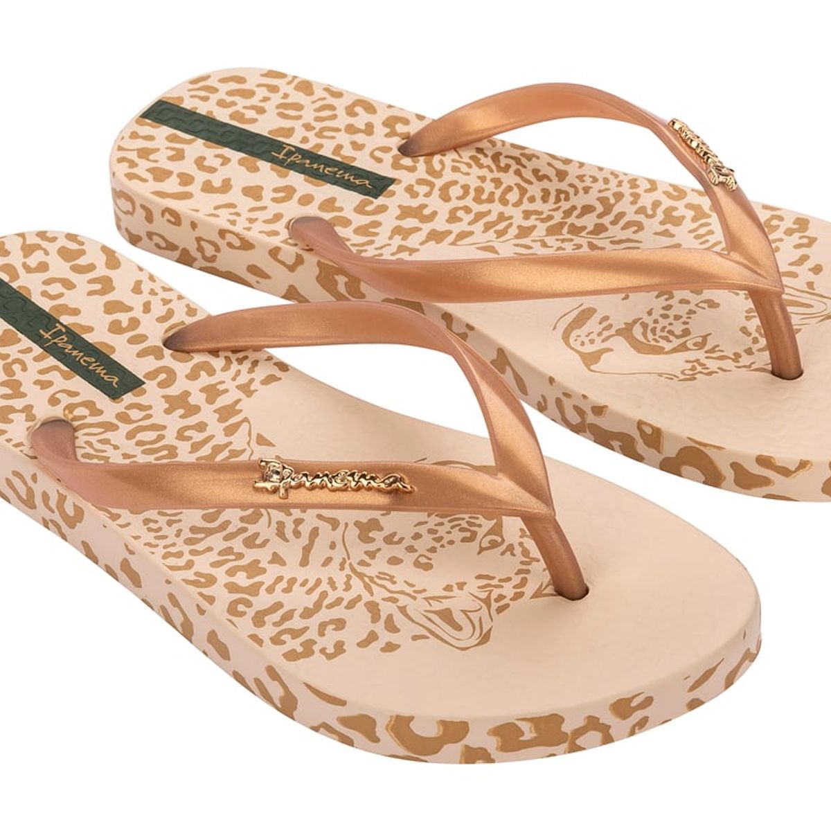 IPANEMA - Sandalia Mujer Beige/Oro Animal Chic Ipanema