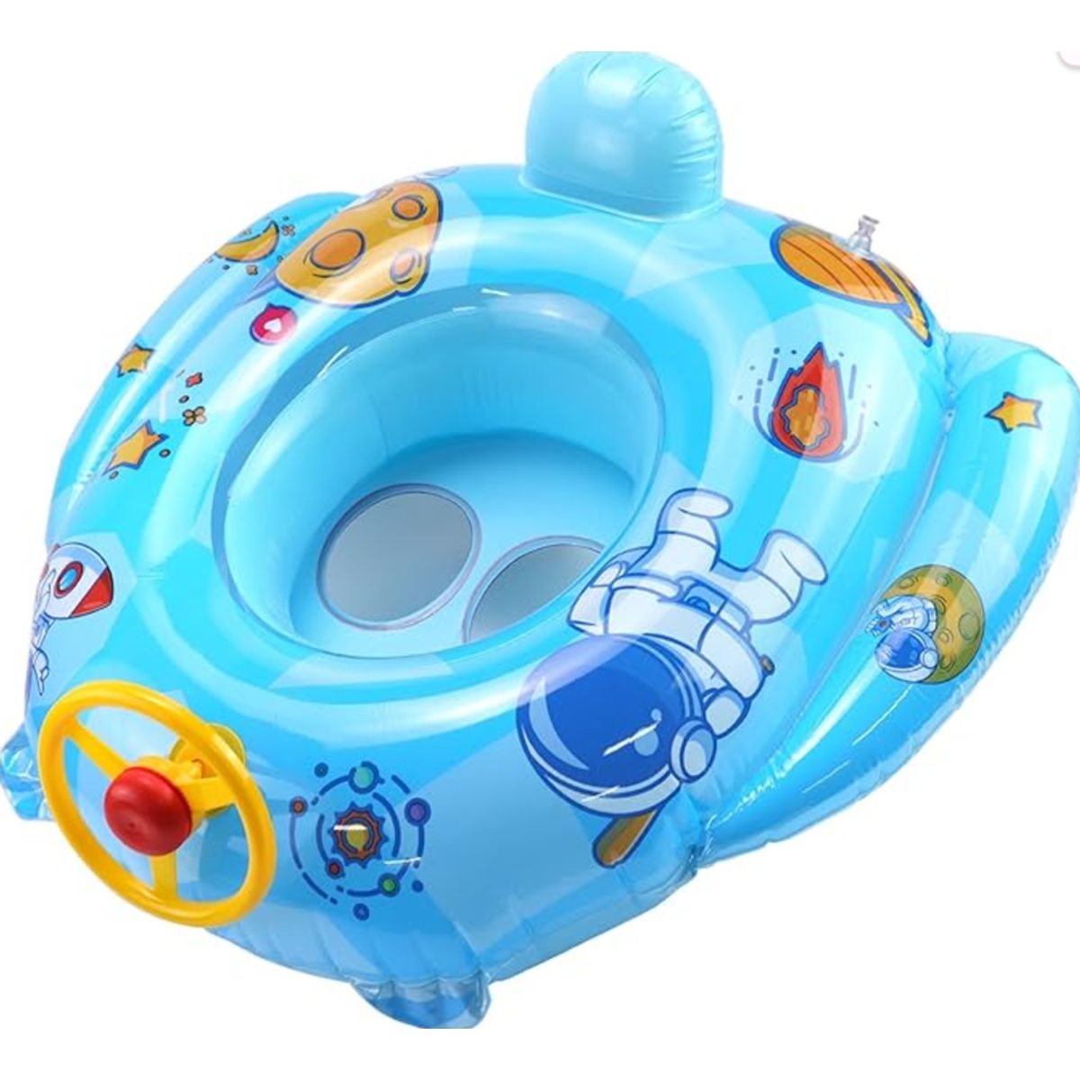 GENERICO - Flotador Auto Niño Celeste