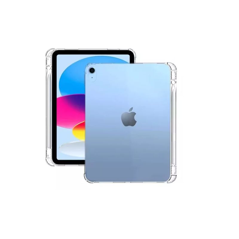 GENERICO - Funda De Silicona Con Porta Pencil Para iPad Air 4air 5-109
