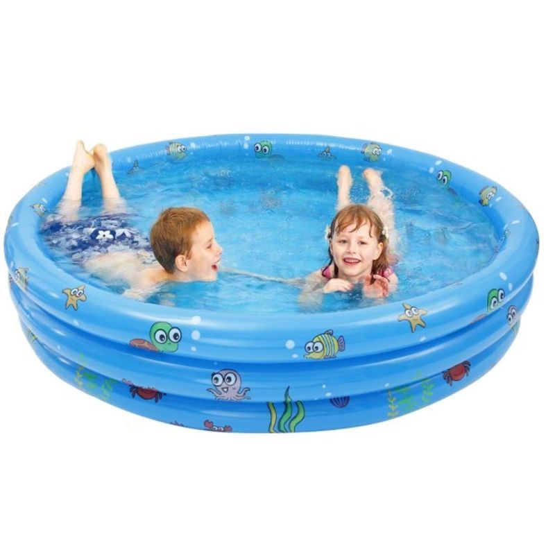 GENERICO - Piscina Inflable Mediana Celeste  120x40