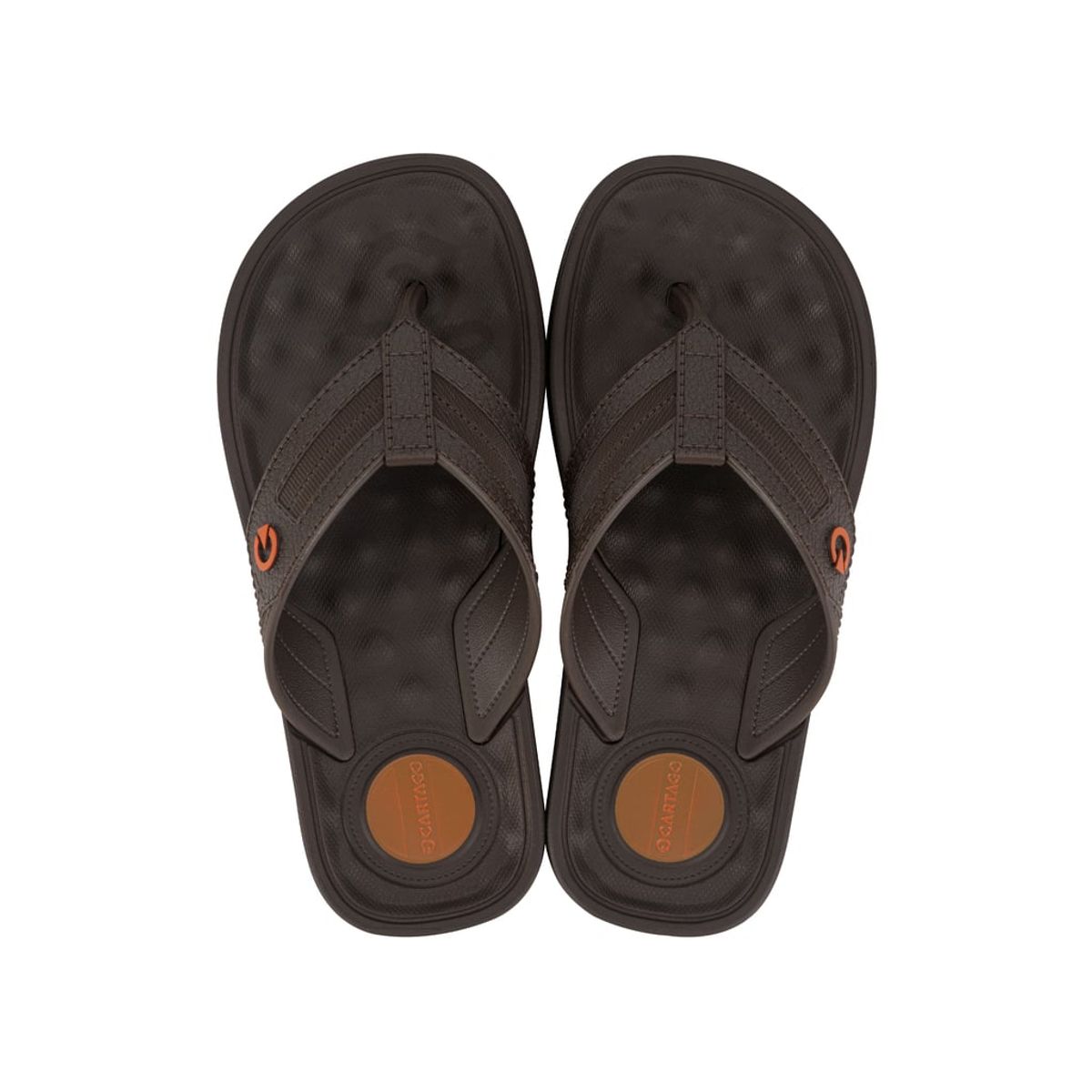 CARTAGO - Sandalia Niño Naranja/Marrón Alabama Cartago