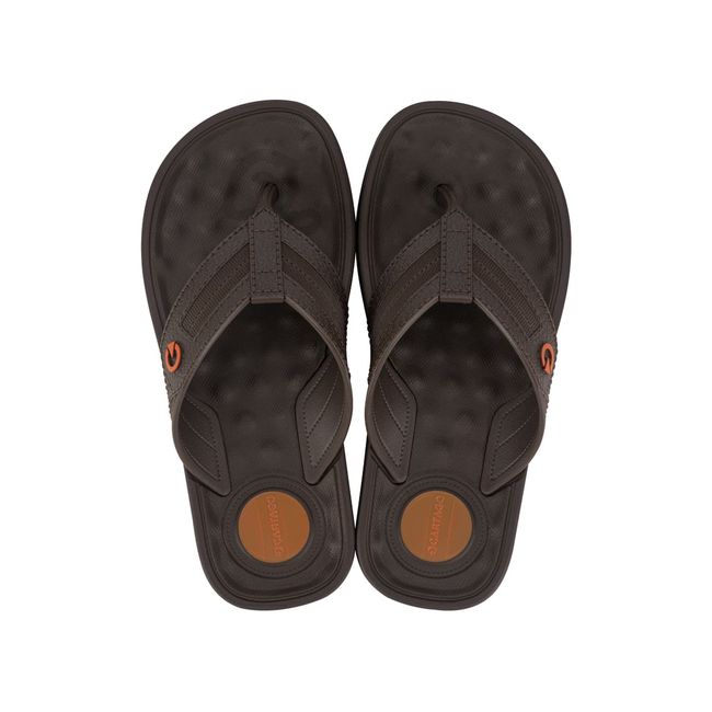 CARTAGO - Sandalia Niño Naranja/Marrón Alabama Cartago