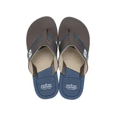 CARTAGO - Sandalia Hombre Azul/Beige Dallas