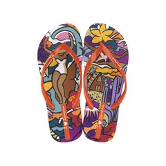 IPANEMA - Sandalia Mujer Rojo/Azul Graffiti