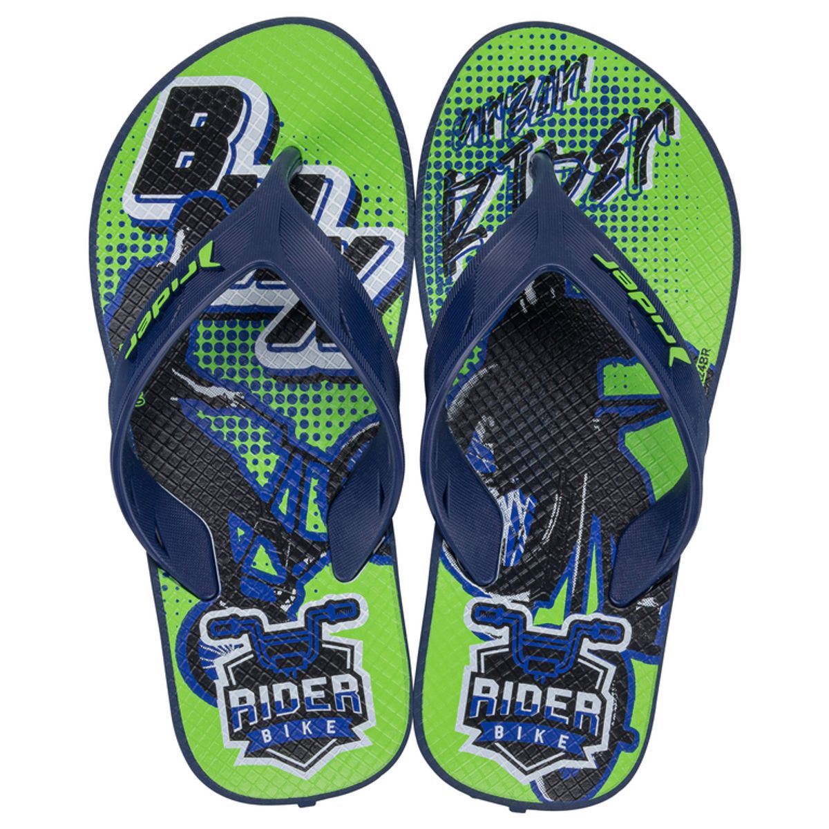 RIDER - Sandalia Niño Azul/Verde Street Joy Rider