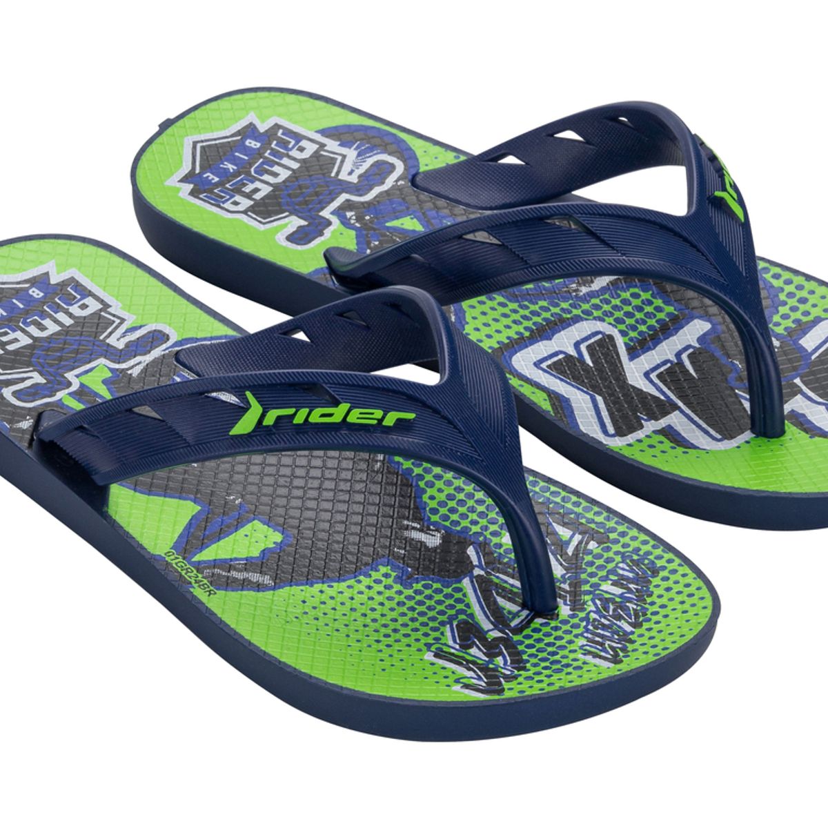 RIDER - Sandalia Niño Azul/Verde Street Joy Rider