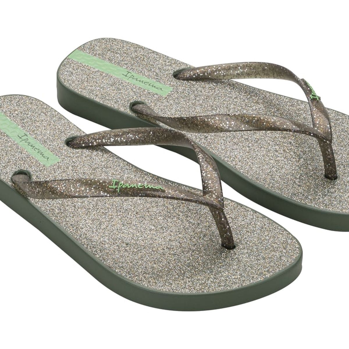 IPANEMA - Sandalia Mujer Verde/Glitter Ipanema
