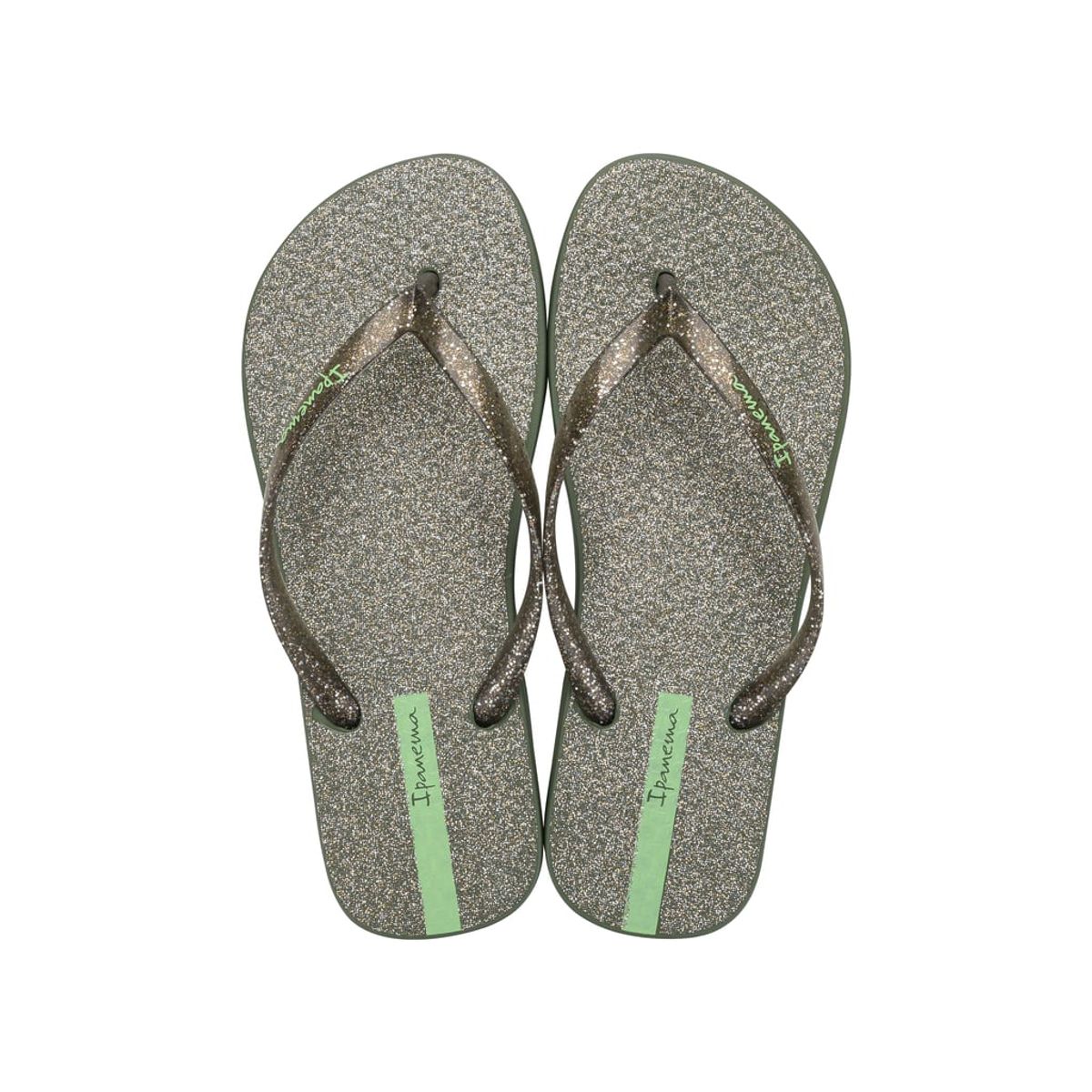 IPANEMA - Sandalia Mujer Verde/Glitter Ipanema