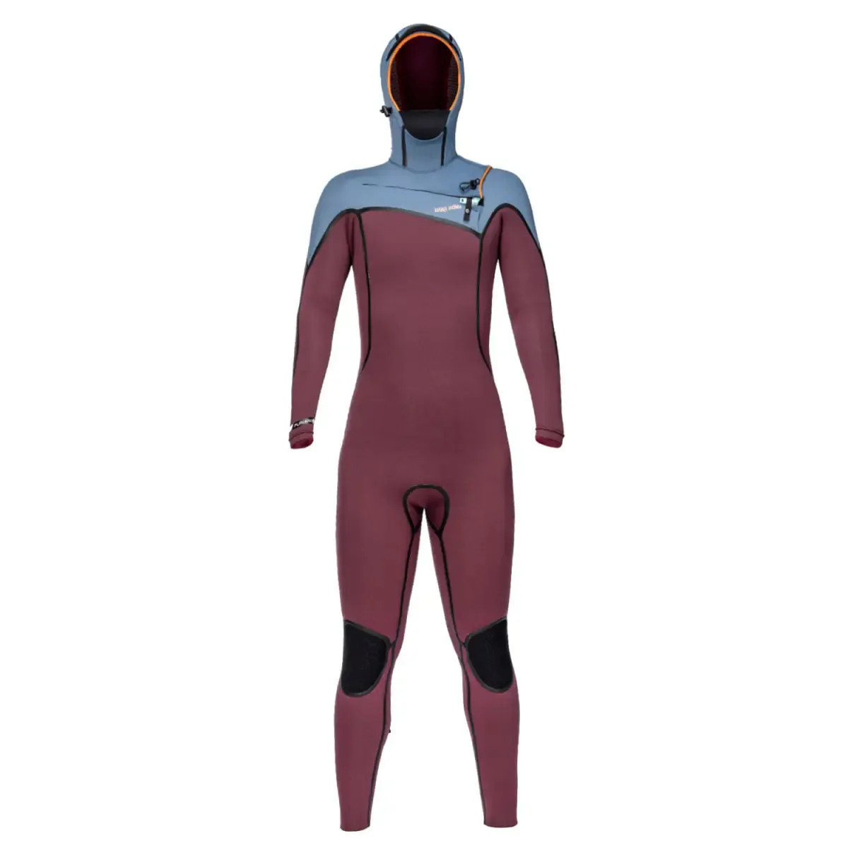 HAKA HONU - Traje De Surf Mujer Punani 5:4:3 Burdeo Haka Honu