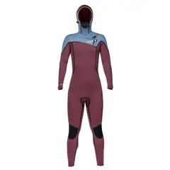 HAKA HONU - Traje De Surf Mujer Punani 5:4:3 Burdeo