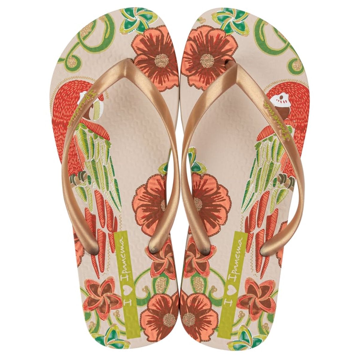 IPANEMA - Sandalia Mujer Beige/Oro Summer Ipanema