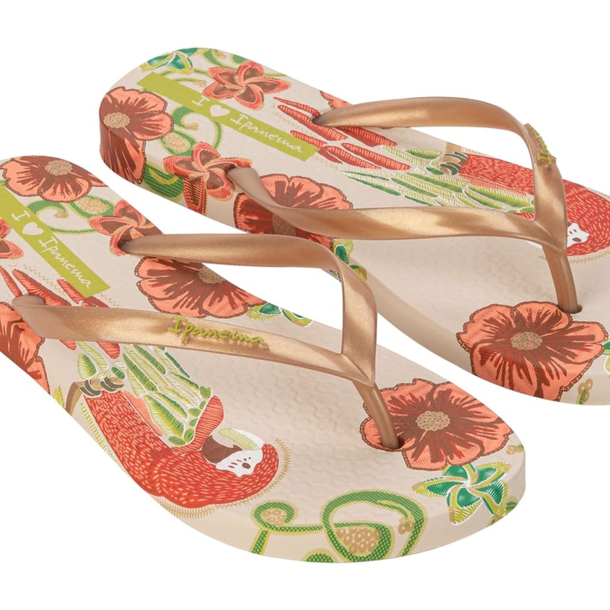 IPANEMA - Sandalia Mujer Beige/Oro Summer Ipanema