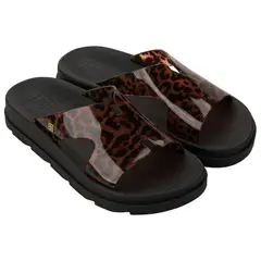 ZAXY - Sandalia Mujer Negro AnimalPrint