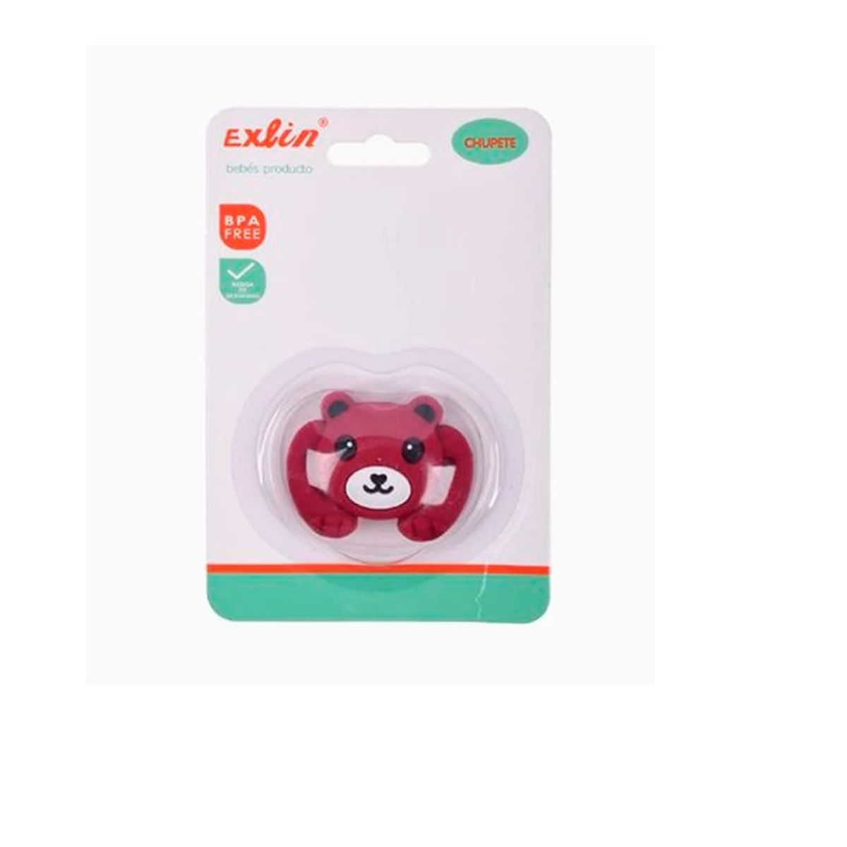 GENERICO - Chupete De Bebé Pequeño Rojo