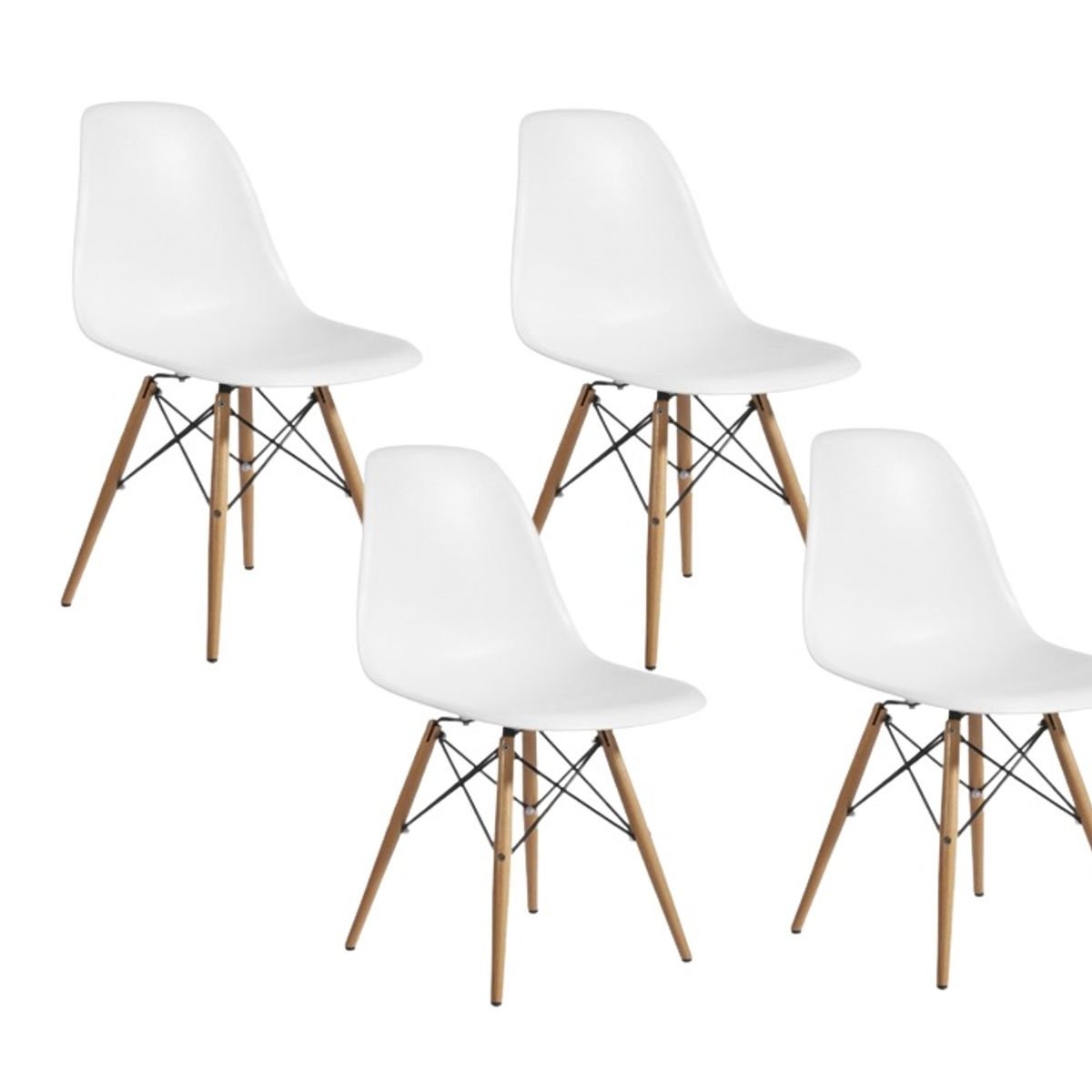 HABITA2 CHILE - Pack de 4 Silla Eames - Blanco