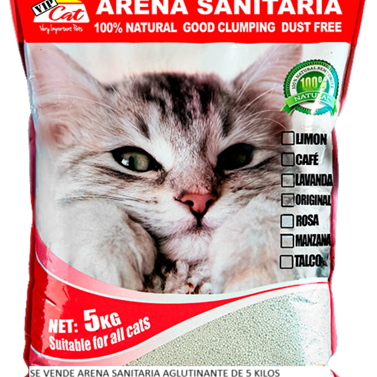GENERICO - ARENA SANITARIA VIP CAT 5KLS