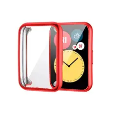 GENERICO - Funda - Carcasa De Pantalla Para Huawei Watch Fit 1-ROJO