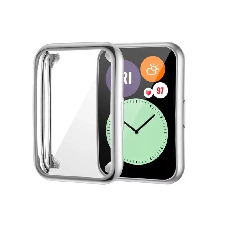GENERICO - Funda - Carcasa De Pantalla Para Huawei Watch Fit 1-PLATA