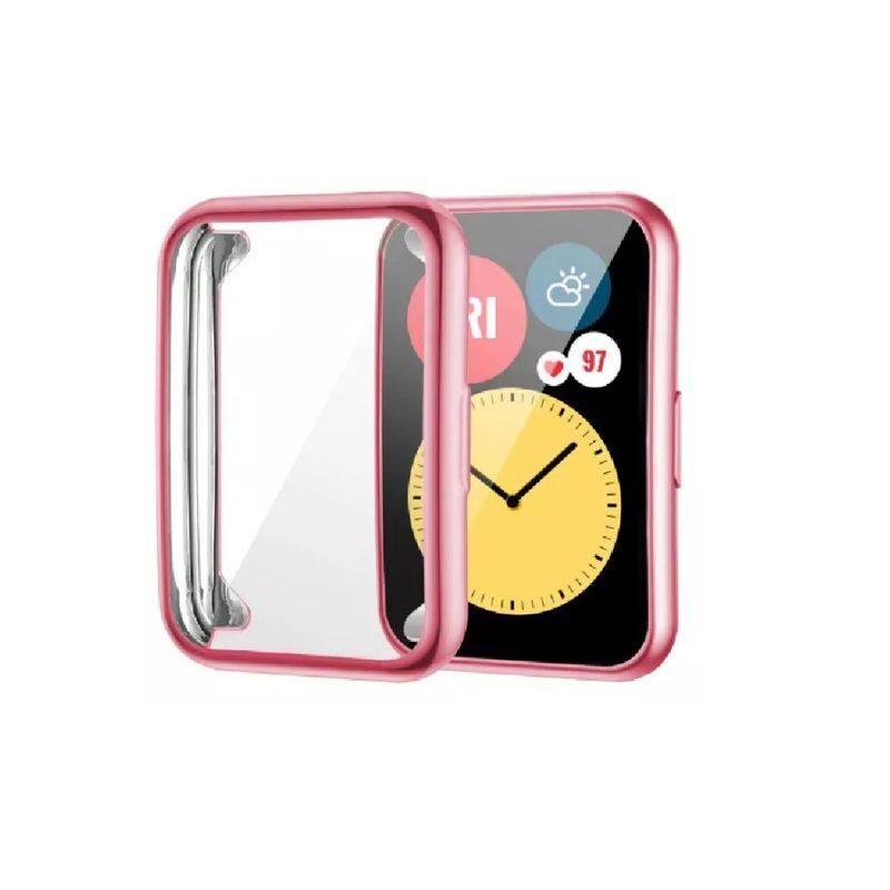 GENERICO - Funda - Carcasa De Pantalla Para Huawei Watch Fit 1-ROSA