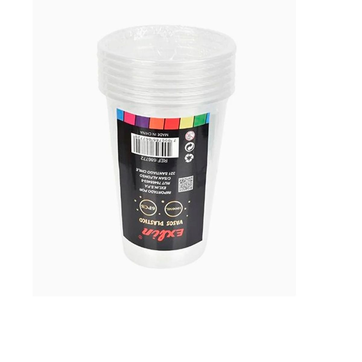 GENERICO - Vasos de Plásticos Transparente 1000ml