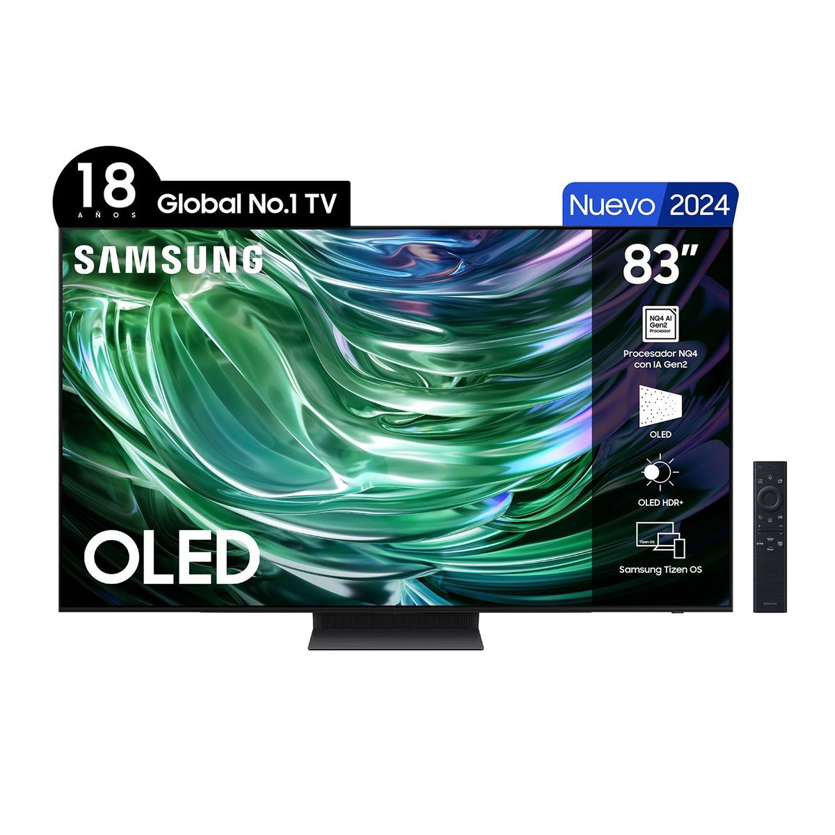 SAMSUNG - OLED Smart TV 83 S90D 4K UHD Tizen™ Samsung (2024)
