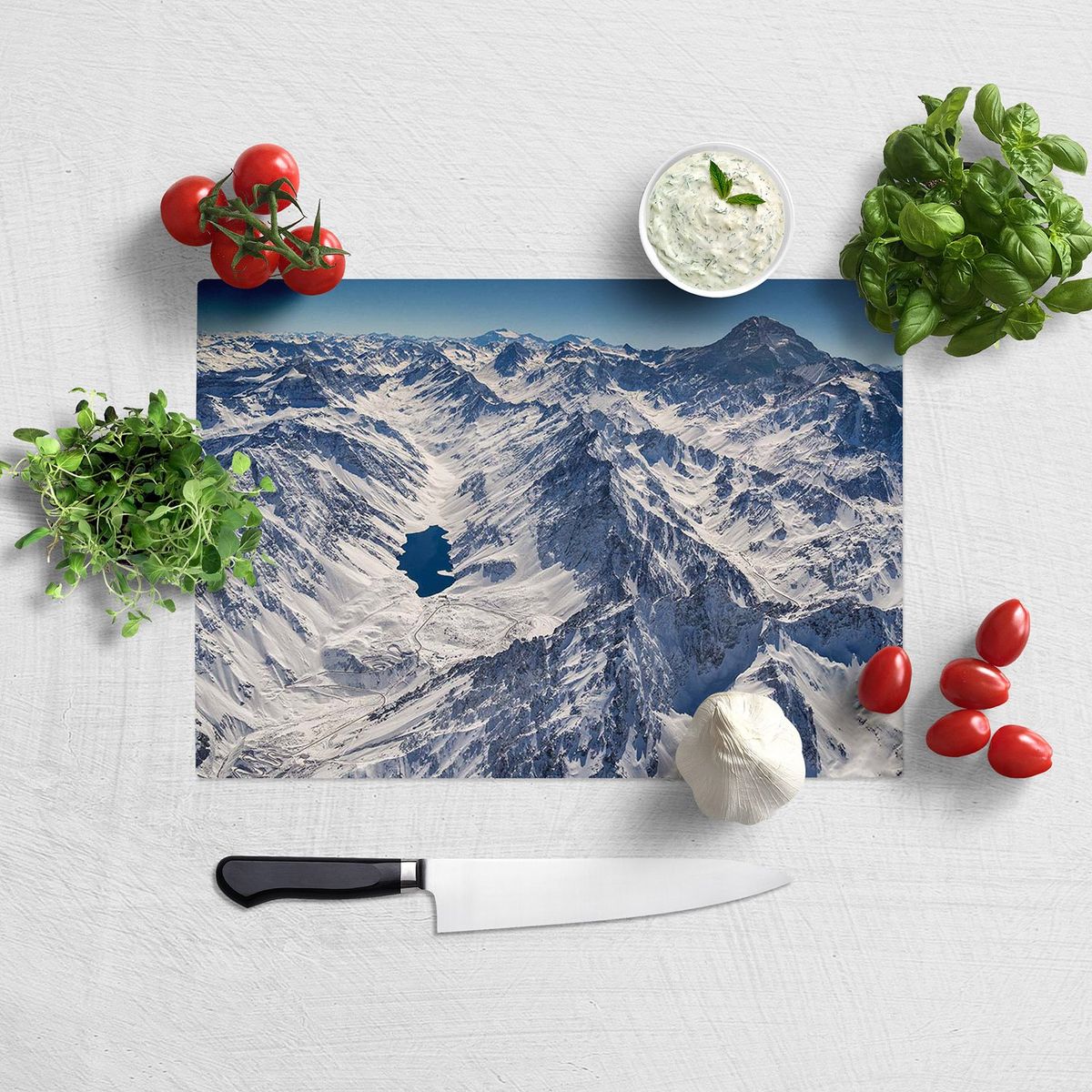 ANDES1 - Tabla de Vidrio Cordillera de los Andes - Portillo