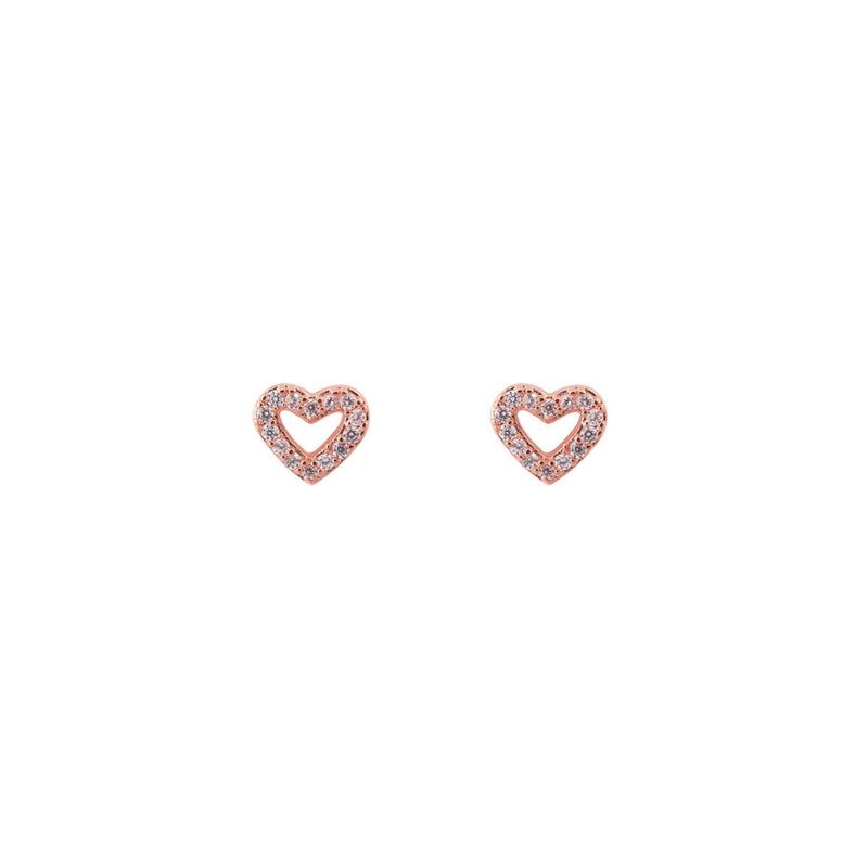 BOAZ JOYAS - AROS AMOR BAÑADOS EN ORO ROSADO