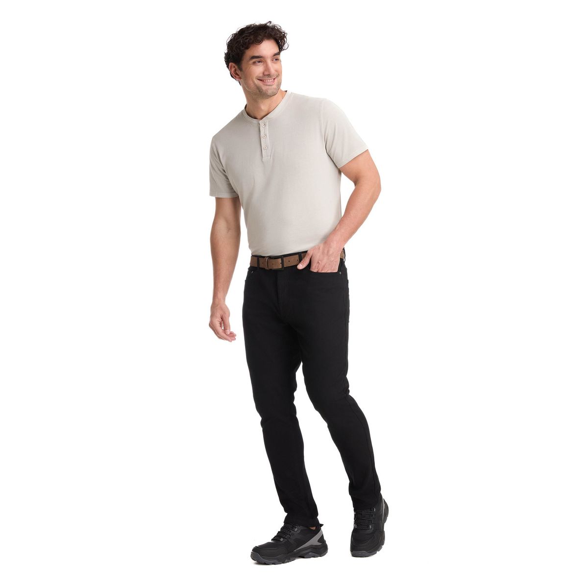 PANAMA JACK - Pantalón Hombre Negro Panama Jack