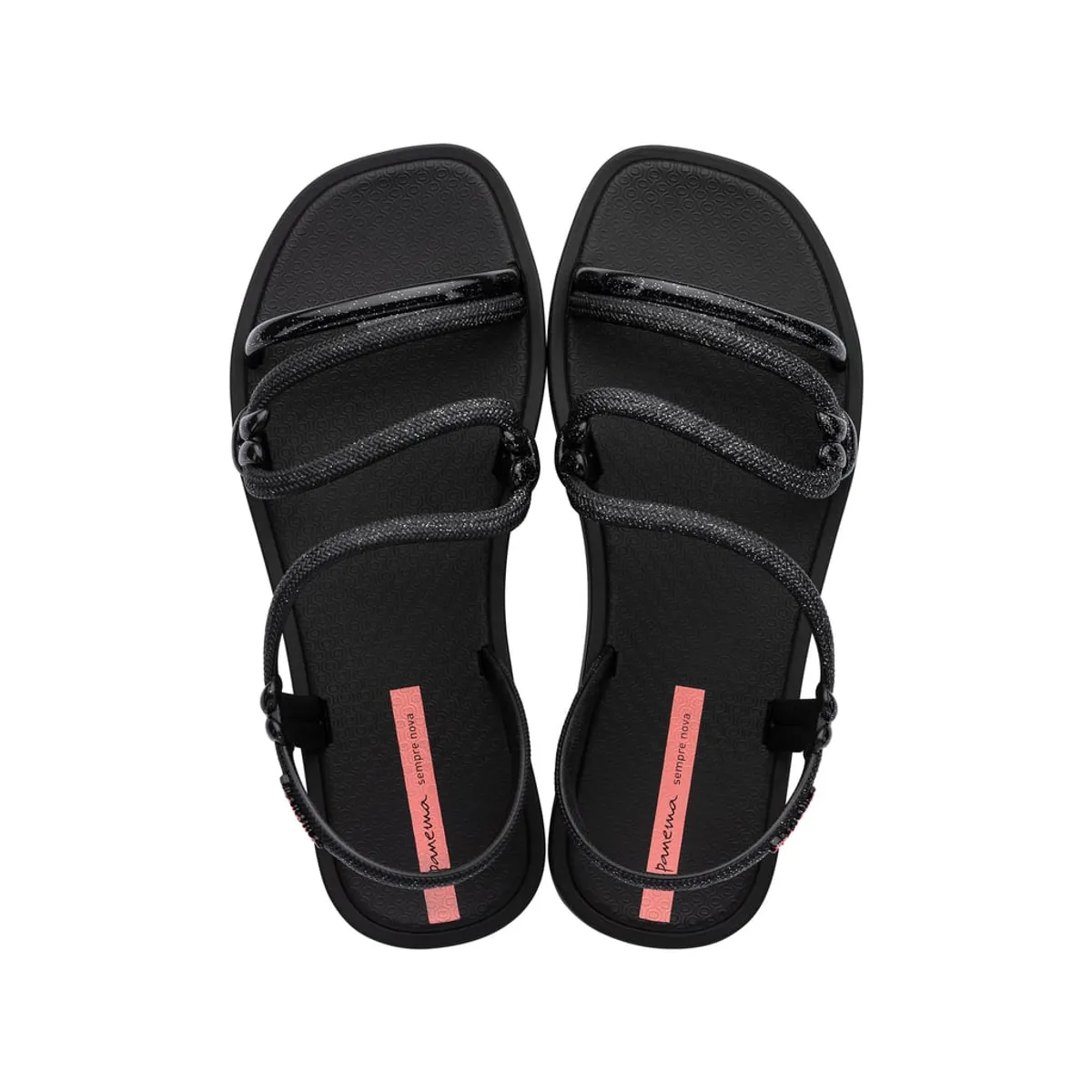 IPANEMA - Sandalia Niña Negro/Glitter Solar Mais Ipanema