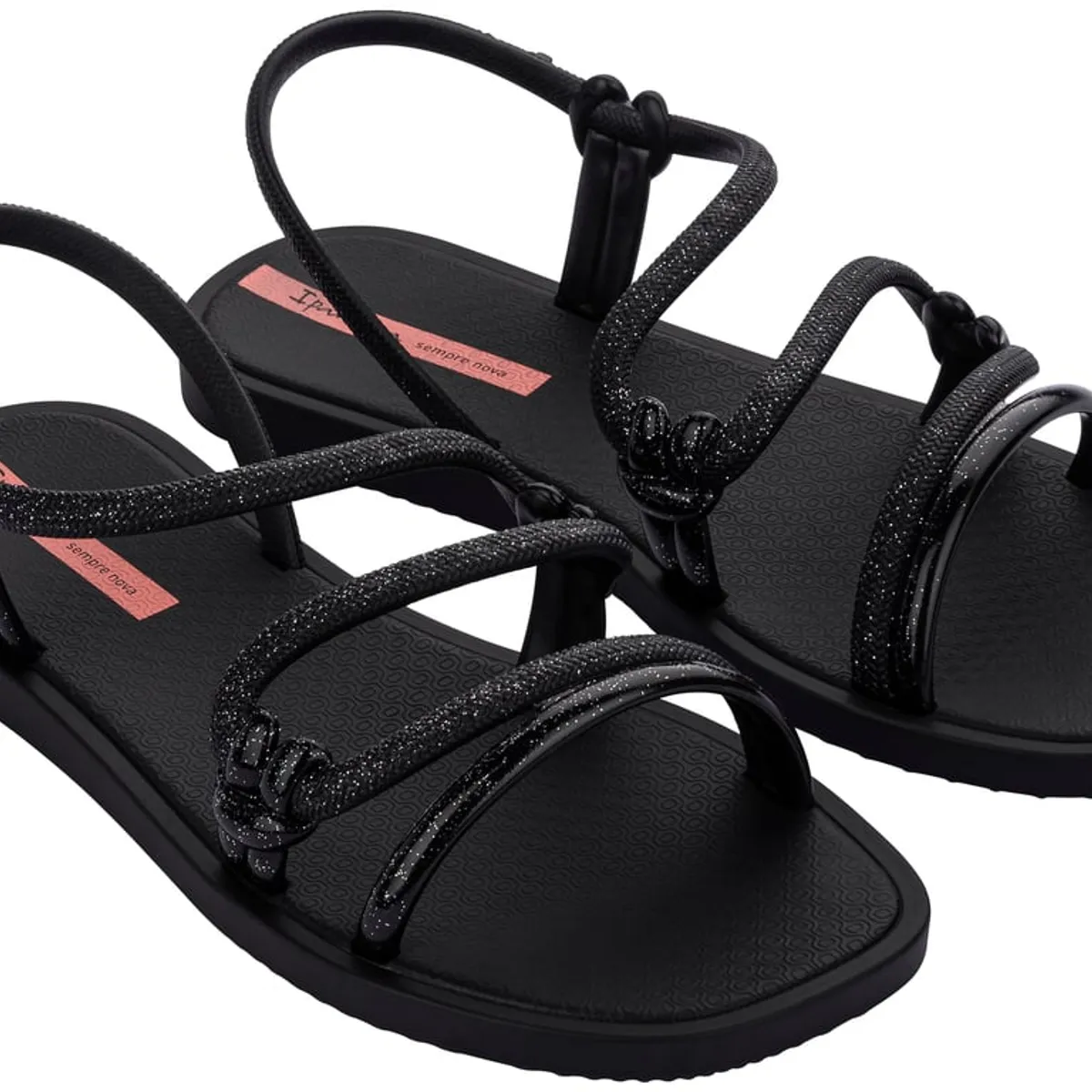 IPANEMA - Sandalia Niña Negro/Glitter Solar Mais Ipanema