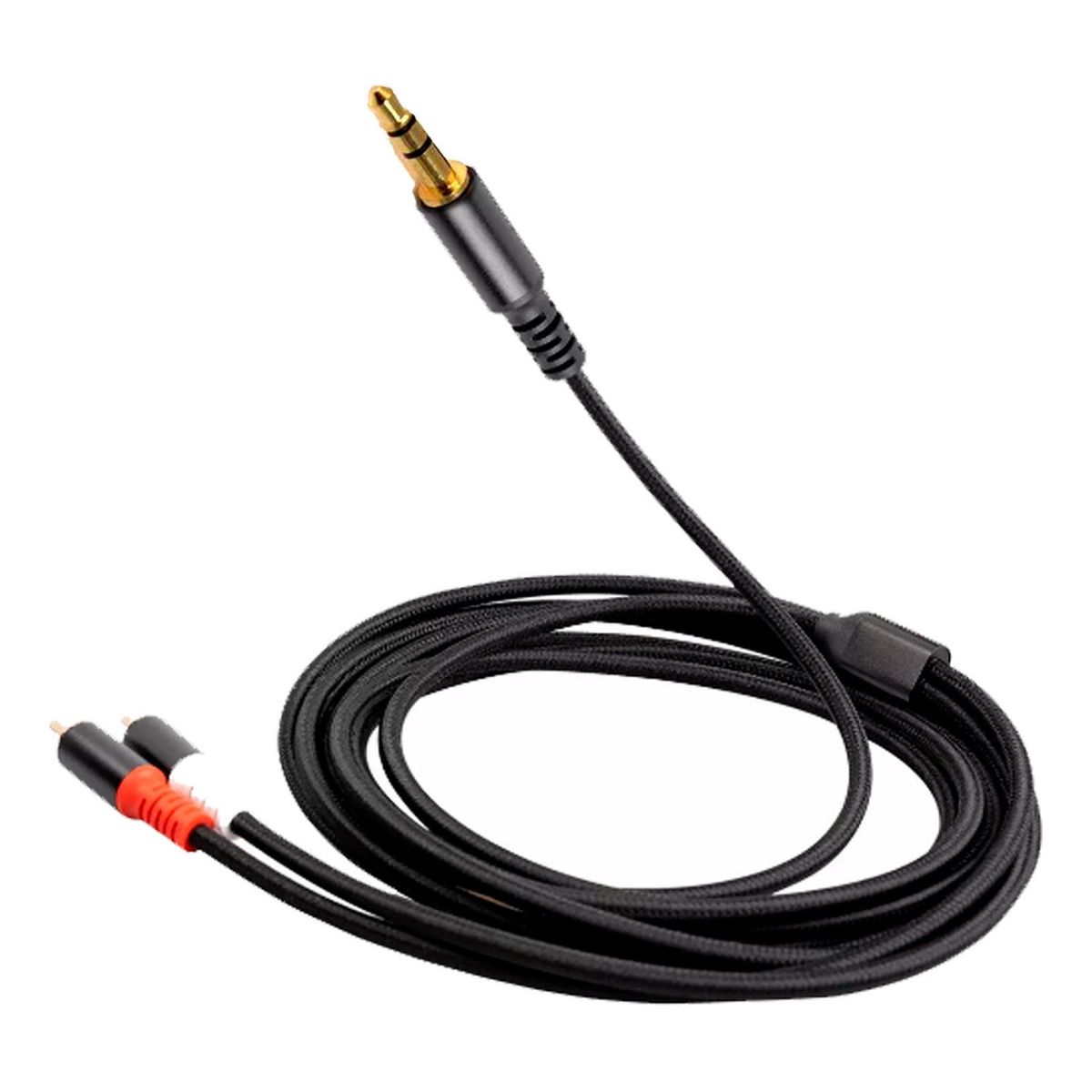 DM - CABLE RCA A PLUG 3.5 DM ALTA CALIDAD 1.5 MTS