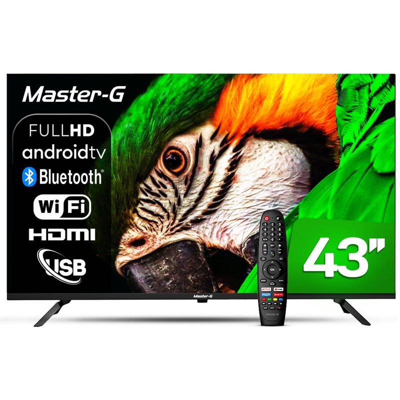 MASTER G - Smart TV Led 43" Android Full HD Bluetooth MGAE43F