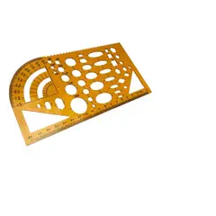 GENERICO - Regla Plantilla Surtia 18 Cm