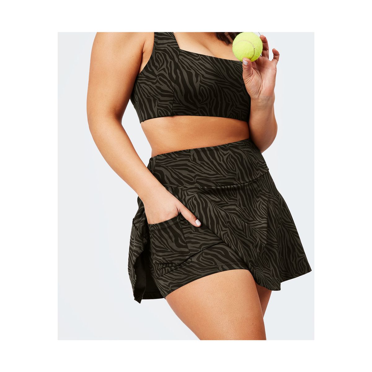 LOUNGE - Falda Short Deportiva Active Mujer