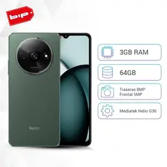 XIAOMI - Celular Redmi A3 3G 64GB Verde-Nuevo