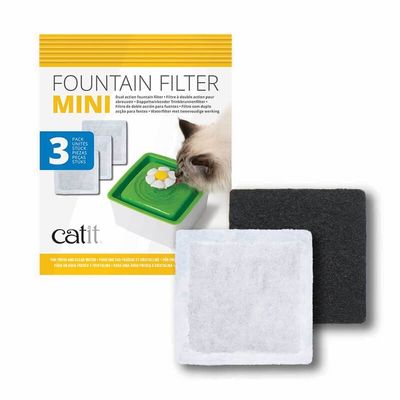 Imagen 2 del producto Filtro Fuente Agua Flor Mini 1.5 litros Gato.