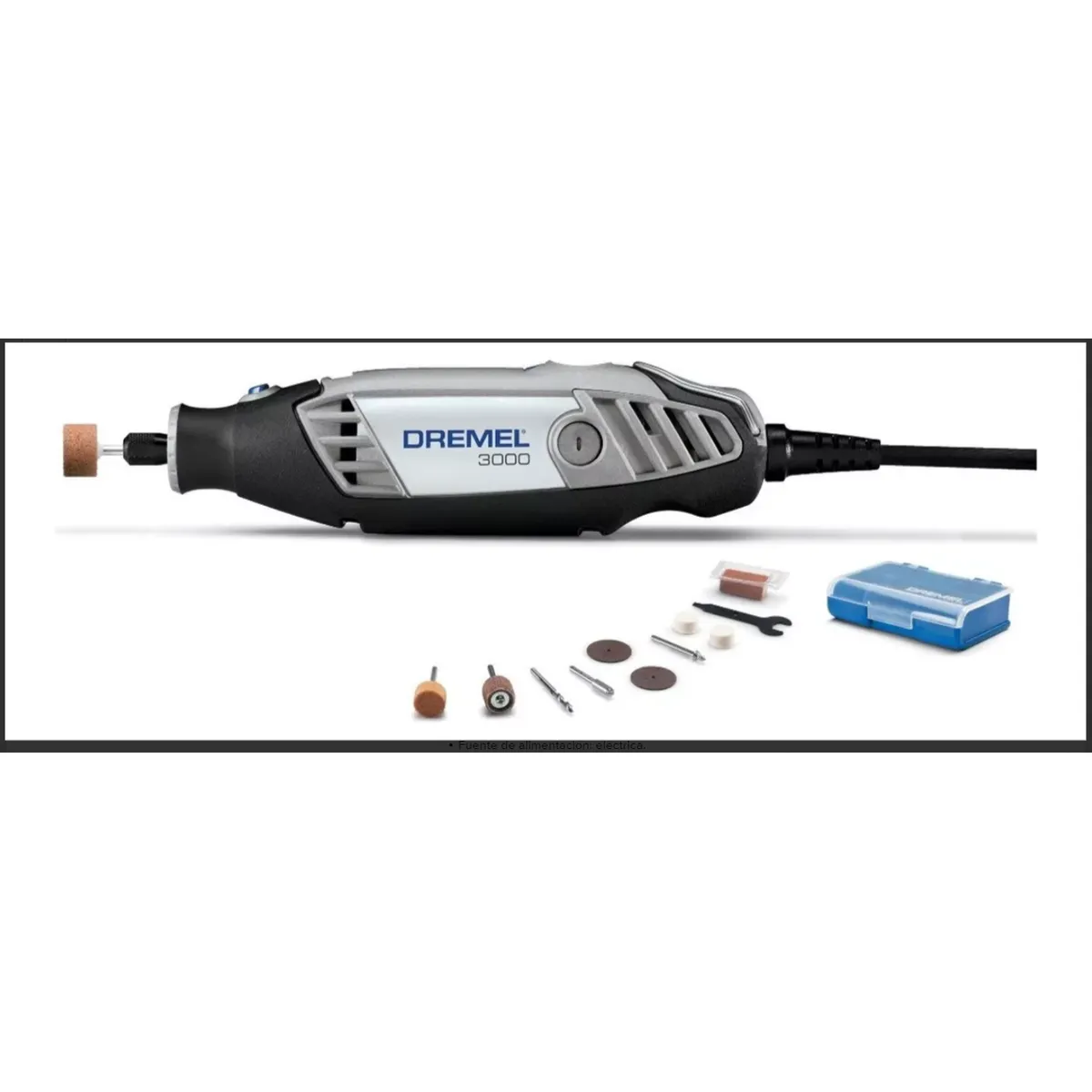 DREMEL - Herramienta Multipropósito Dremel 3000  10 Accesorios