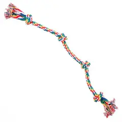 PAWISE - Cuerda Nudos Multicolor 91 Cm para Perro