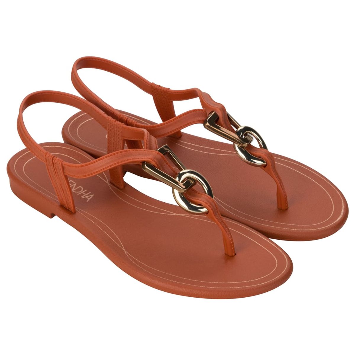 GRENDHA - Sandalia Mujer Marrón Exuberante Grendha